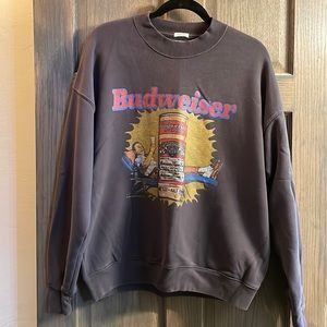 Abercrombie Budweiser Crewneck Sweatshirt